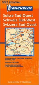 Michelin Suisse Sud-Est/Schweiz Sud-West/Svizzera Sud-West/Svizzera Sud-Ovest: Regional Map