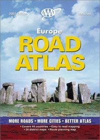 AAA Europe Road Atlas 2003 edition