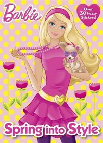 Spring into Style (Barbie) (Color Plus Flocked Stickers)