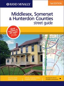 Rand Mcnally Hunterdon/somerset/middlesex Co, New York (Rand McNally Middlesex/Somerset/Hunterdon Counties Street Guide)