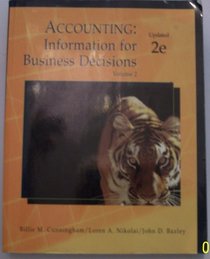 Accounting: Information for Business Decisions (Volume 2)