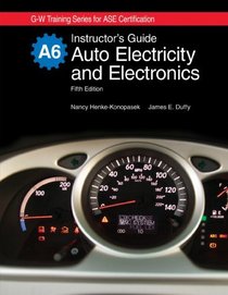 Auto Electricity and Electronics: Instructor's Guide