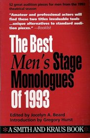 The Best Men's Stage Monologues of 1993 (Best Men's Stage Monologues)