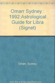 Libra 1992: Sydney Omarr's Day-By-Day Guide (Omarr Astrology)