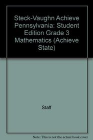 Achieve Pennsylvania Mathematics Grade 3