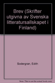 Brev (Skrifter utgivna av Svenska litteratursallskapet i Finland) (Swedish Edition)