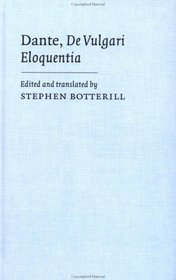 Dante: De vulgari eloquentia (Cambridge Medieval Classics)