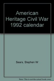 American Heritage Civil War 1992 calendar