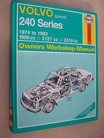 Volvo 240 Series Owners Workshop Manual (Haynes Owners Workshop Manuals)