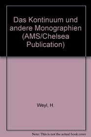 Das Kontinuum and Anders Monographien/4 Volumes in 1