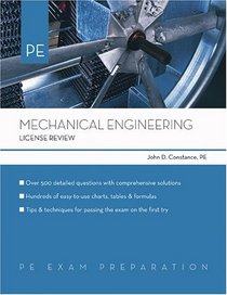 Mechanical Engineering License Review (Pe Exam Preparation)
