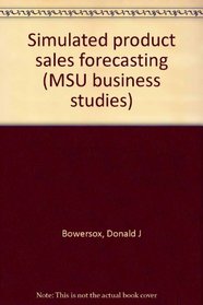 Simulated product sales forecasting (MSU business studies)