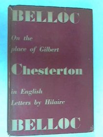 On the Place of Gilbert Chesterton in English Letters