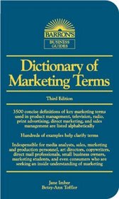 Dictionary of Marketing Terms (Dictionary of Marketing Terms)