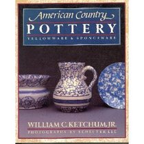 American Country Pottery Yellowware  Spongeware