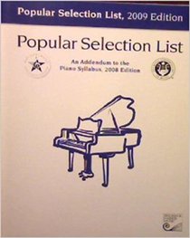 Popular Selection List, 2009 Edition (Official Syllabi of The Royal Conservatory of Music)