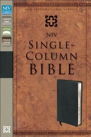 NIV Single-Column Bible