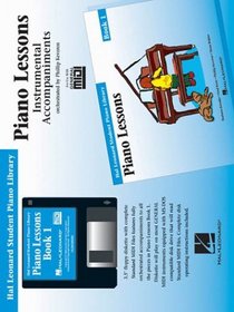 Piano Lessons Book 1 - GM Disk: Hal Leonard Student Piano Library