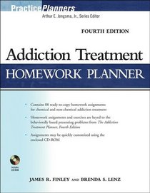 Addiction Treatment Homework Planner (PracticePlanners?)