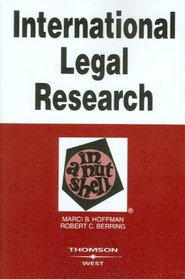 International Legal Research in a Nutshell (Nutshell Series)