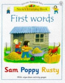 First Words: Sticker Learning Book (Sticker Learning Books Series)