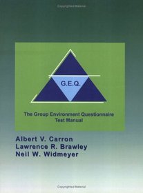 Group Environment Questionaire Test Manual