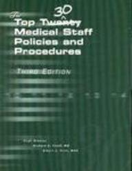 The Top 30 Medical Staff Policies & Procedures