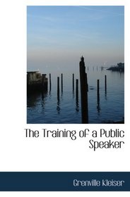 The Training of a Public Speaker