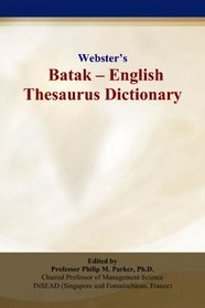 Websters Batak - English Thesaurus Dictionary