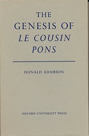 THE GENESIS OF LE COUSIN PONS.