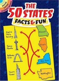 The 50 States: Facts & Fun (Dover Little Activity Books)