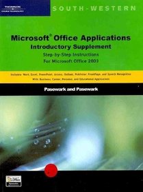 Step-by-Step Instructions for Pasewark and Pasewark's Microsoft Office XP: Introductory, 2nd