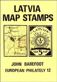 Latvia Map of Stamps