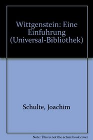 Wittgenstein: Eine Einfuhrung (Universal-Bibliothek) (German Edition)
