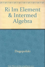 Element & Intermediate Algebra - Instructor's Solutions Manual