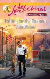 Falling for the Fireman (Love Inspired, No 689) (Larger Print)