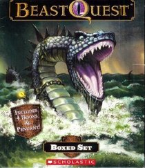 Beastquest BOXED SET - Includes Ferno the Fire Dragon, Sepron the Sea Serpent, Cypher the Mountain Giant, and Tagus the Night Horse