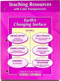 Earth's Changing Surface, Science Explorer, Teaching Resources with Color Transparencies