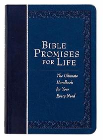 Bible Promises for Life (navy): The Ultimate Handbook for Your Every Need