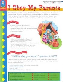 I Obey My Parents (Bible learning series/early childhood)