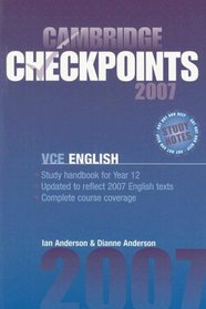 Cambridge Checkpoints VCE English 2007 (Cambridge Checkpoints)
