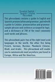 Essential English / Spanish / Catalan Phrasebook (Words R Us Phrasebooks) (Volume 9)