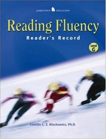 Reading Fluency: Reader's Record J