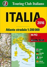 Italy, Road Atlas (Italian Edition)