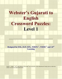 Webster's Gujarati to English Crossword Puzzles: Level 1