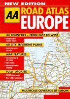 Road Atlas Europe (AA Atlases)