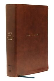 NET, Love God Greatly Bible, Leathersoft, Brown, Thumb Indexed, Comfort Print: A SOAP Method Study Bible for Women