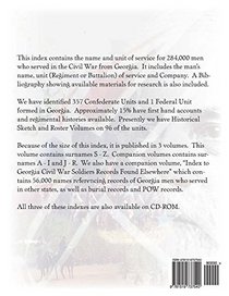 Georgia Civil War Soldiers Index - Part 3 - Surnames S - Z (Confederate Soldiers Indexes) (Volume 3)