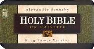 Scourby King James Version Bible: Black Nylon Case