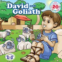 David & Goliath Padded Board Book & CD (Let's Share a Story)